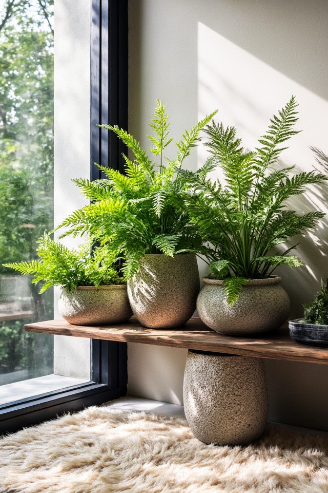 lush low maintenance greenery decor