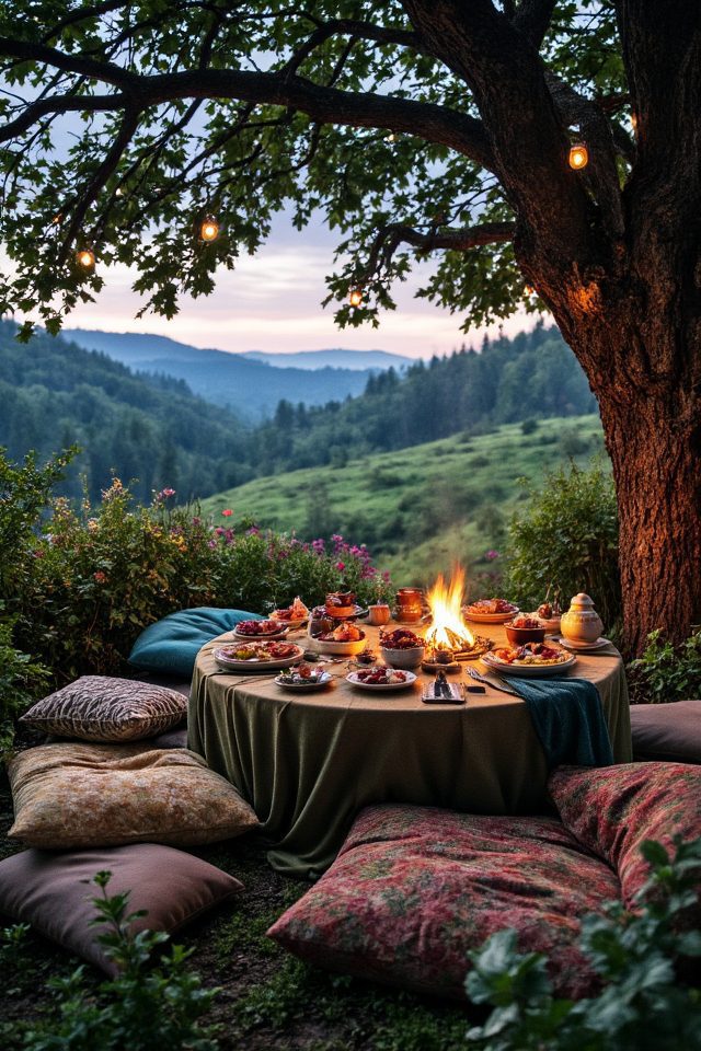 magical hobbit feast area