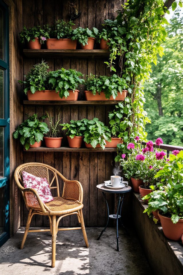 maximize balcony greenery efficiently