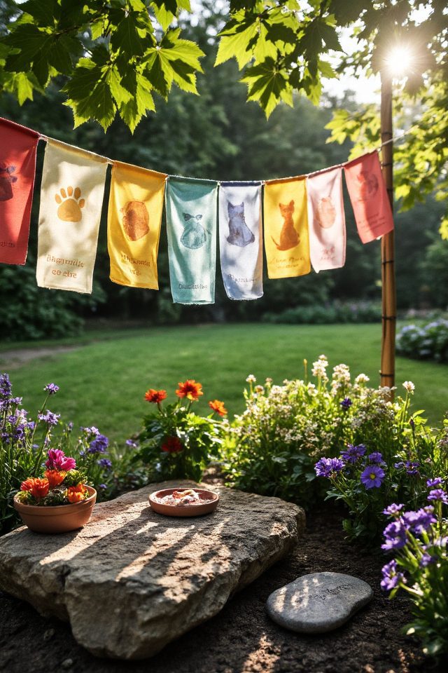 memorialize pets with flags