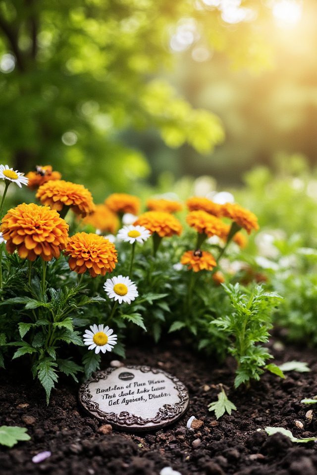 memorialize with cherished blooms