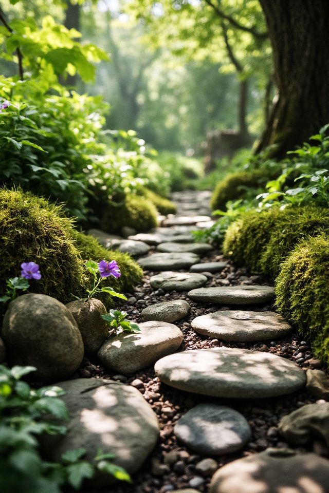 mossy stones for tranquility