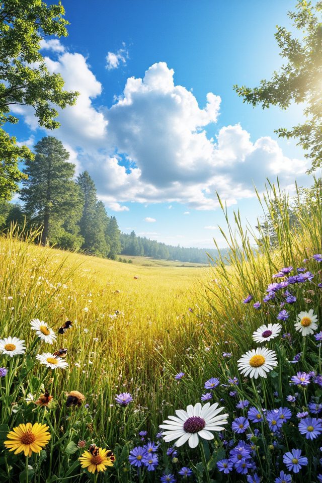 native wildflowers attract pollinators