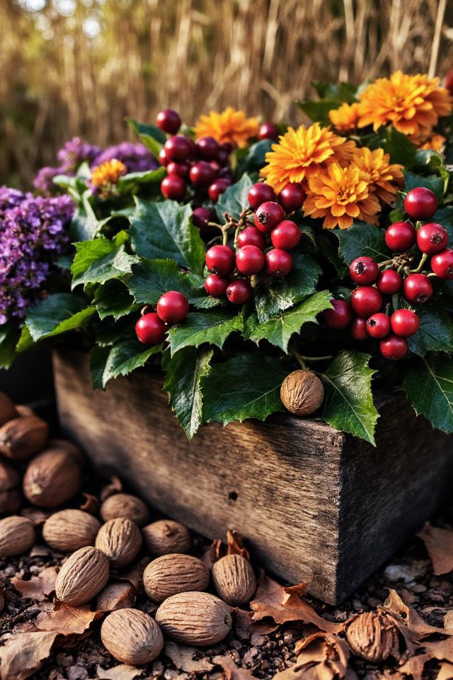 natural elements enhance garden