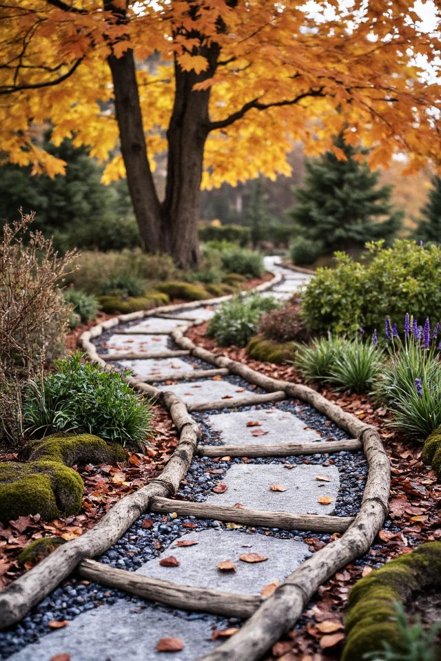 natural garden pathways creation