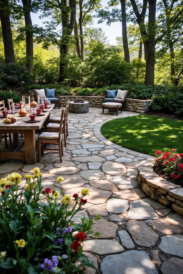 natural stone outdoor serenity