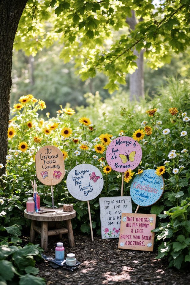 personalized garden memory tribute