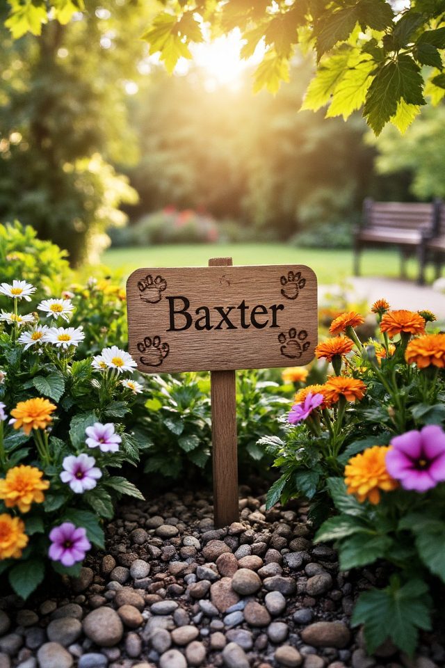 personalized pet memorial sign