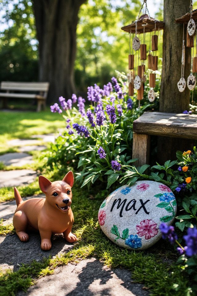 pet memorial garden art