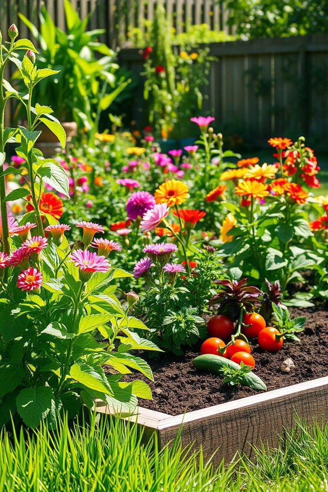 plant a blooming garden