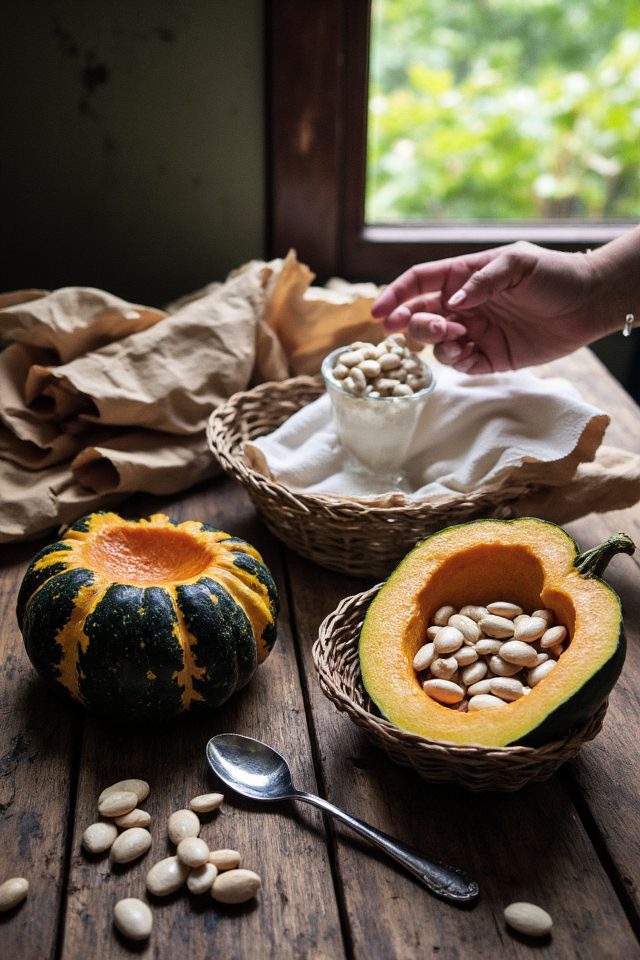 save acorn squash seeds
