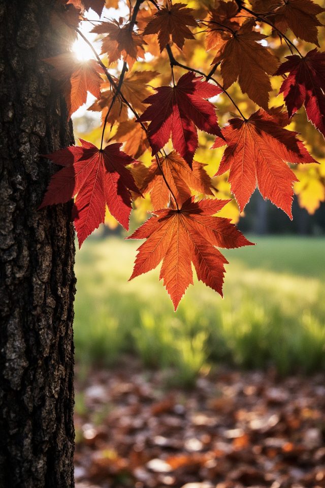 stunning autumn foliage display