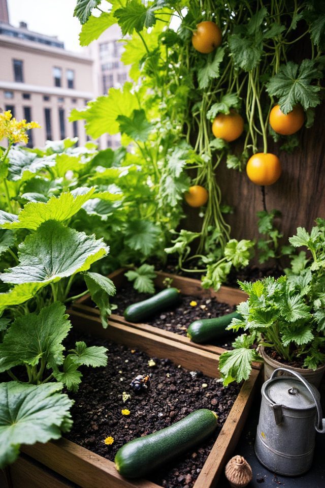 successful container squash gardening