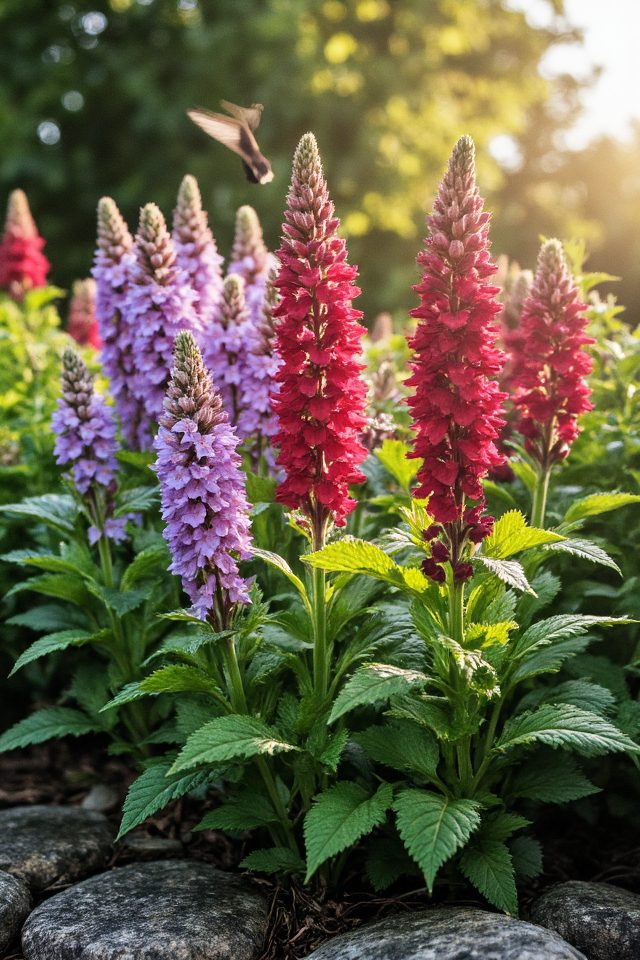 unique shapes vibrant flowers