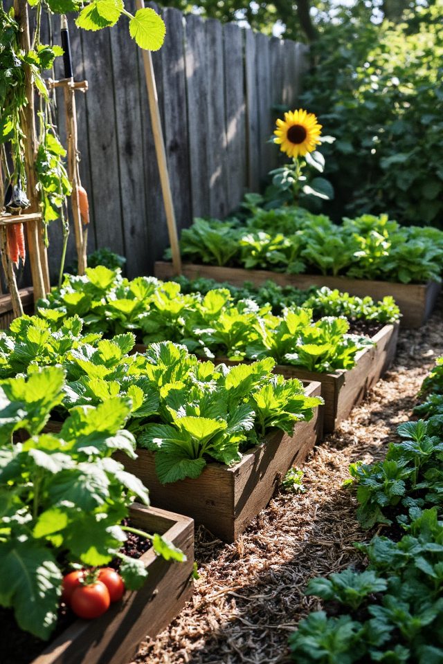 vegetable patch for sustainability