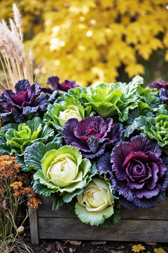 vibrant fall container garden