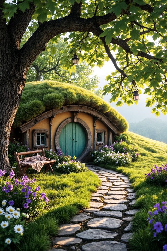 whimsical garden retreat huts