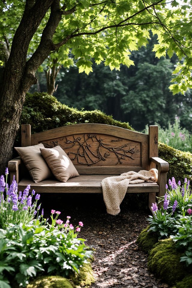 whimsical outdoor garden retreat