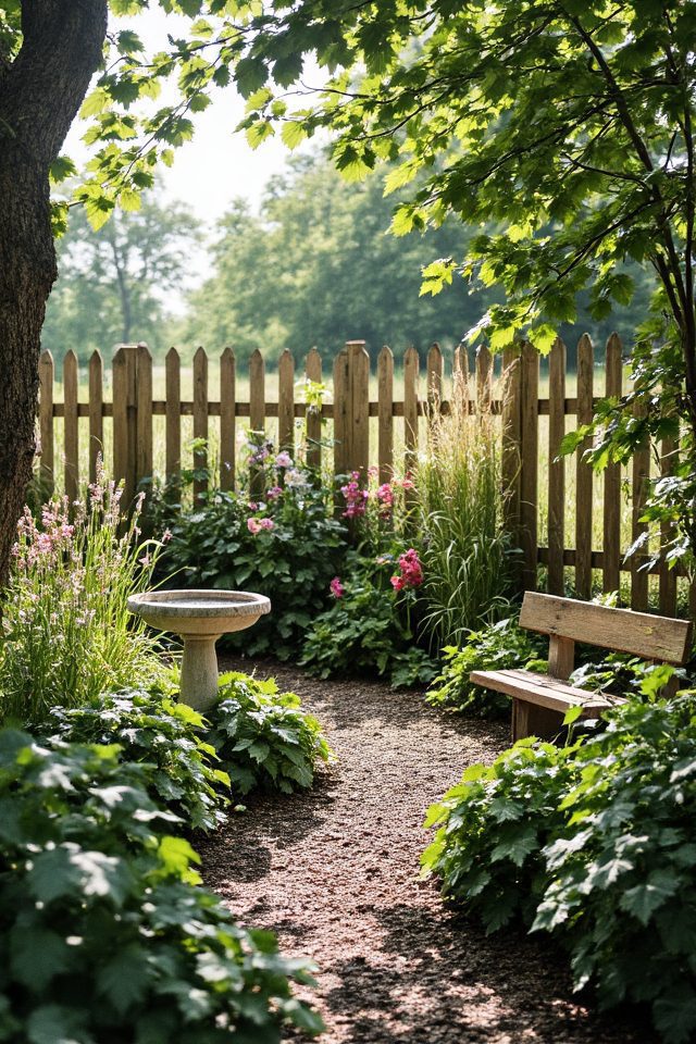 wildlife friendly garden fencing