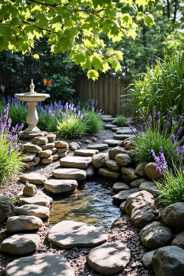wildlife friendly rock garden design