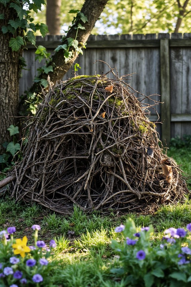 wildlife habitat brush piles