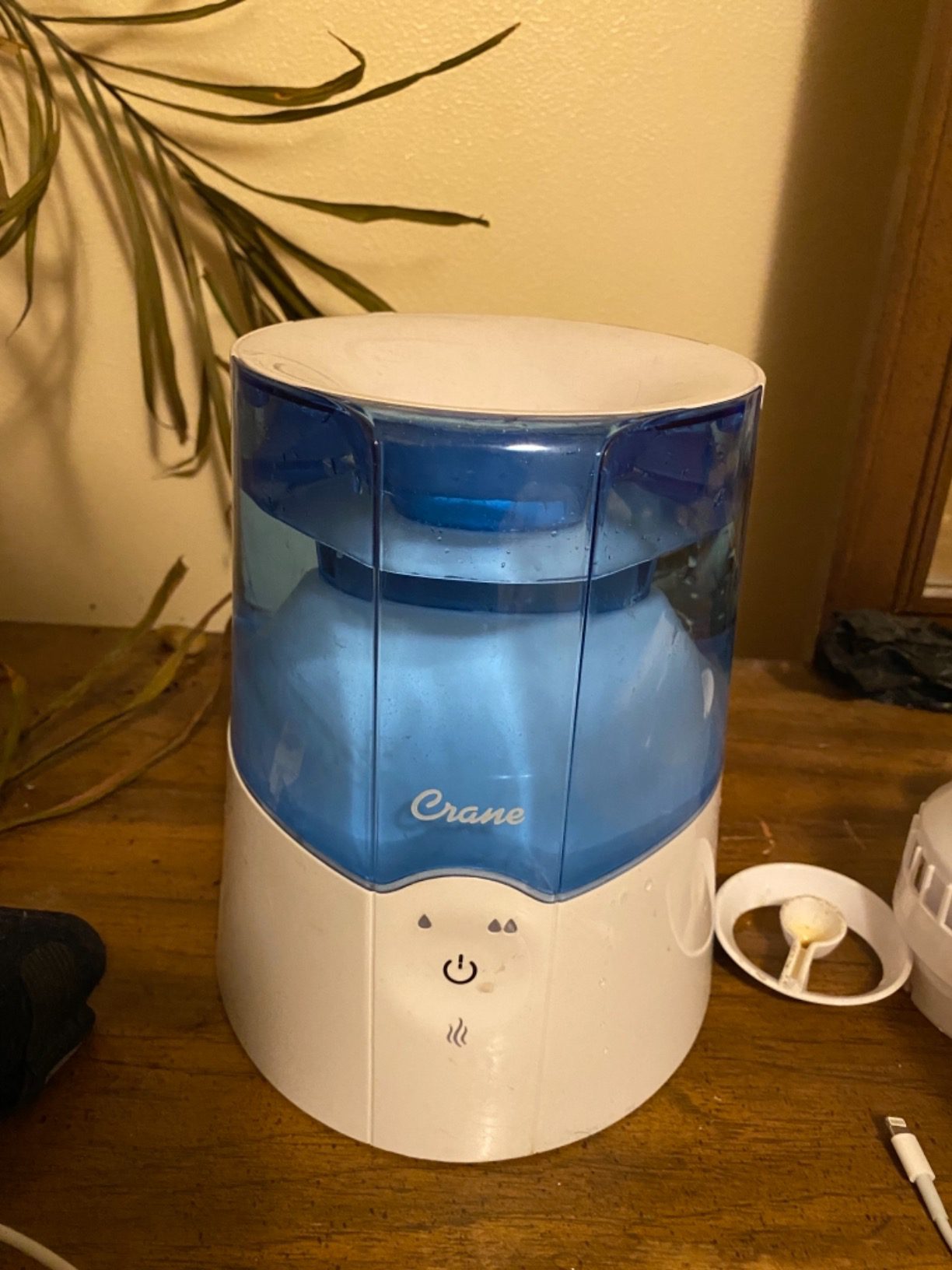 Crane EE-5202 Inhaler & Warm Mist Humidifier, 0.5 Gallon, Blue & White - Customer Photo 2