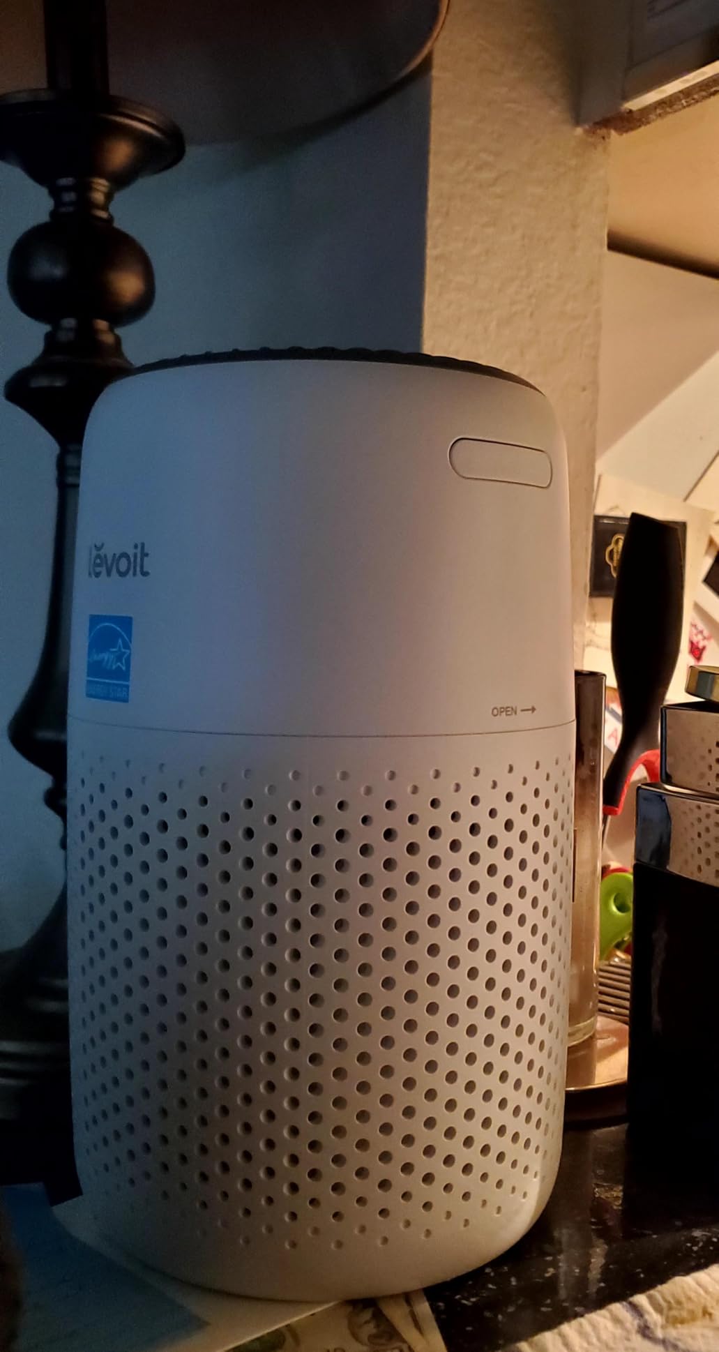 LEVOIT Air Purifiers for Home, AHAM VERIFIDE, High-Efficiency Filter for Smoke, Dust, Pollen, and Odors in Bedroom, Office, or Nursery, Optional Night Light, Quiet Operation, LV-H132, White - Customer Photo 1