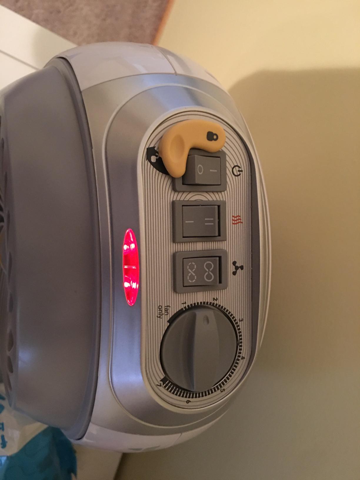 Tempa Nursery Space Heater, Electric Space Heater for Baby with Locking Controls, Tipover Protection, Safety Shutoff, Hidden Cord Storage, Adjustable Thermostat Customer Review Tempa Nursery Space Heater, Electric Space Heater for Baby with Locking Controls, Tipover Protection, Safety Shutoff, Hidden Cord Storage, Adjustable Thermostat - Customer Photo 2