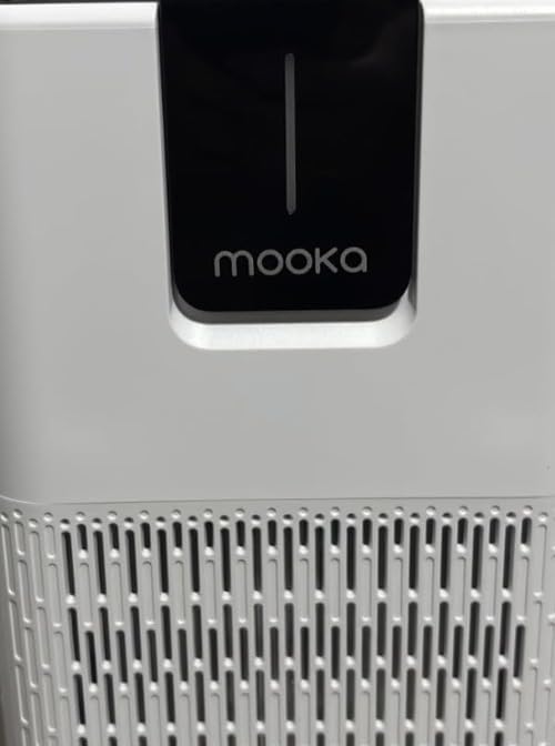Air Purifiers for Home Large Room Up to 1250 Ft²,MOOKA H13 HEPA Air Purifier for Pets Dust Odor Smoke,Aromatherapy Function,Air Cleaner with 15dB Quiet Sleep Mode for Bedroom Office Living Room,White - Customer Photo 1