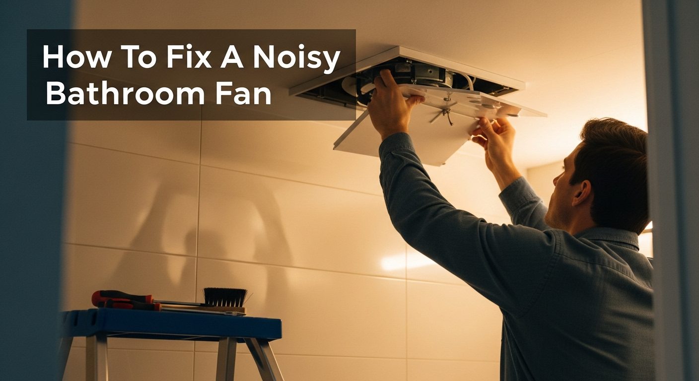How To Fix A Noisy Bathroom Fan