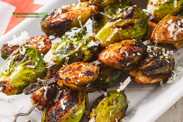 Vegan Keto Recipes: 3. Grilled Brussels Sprouts