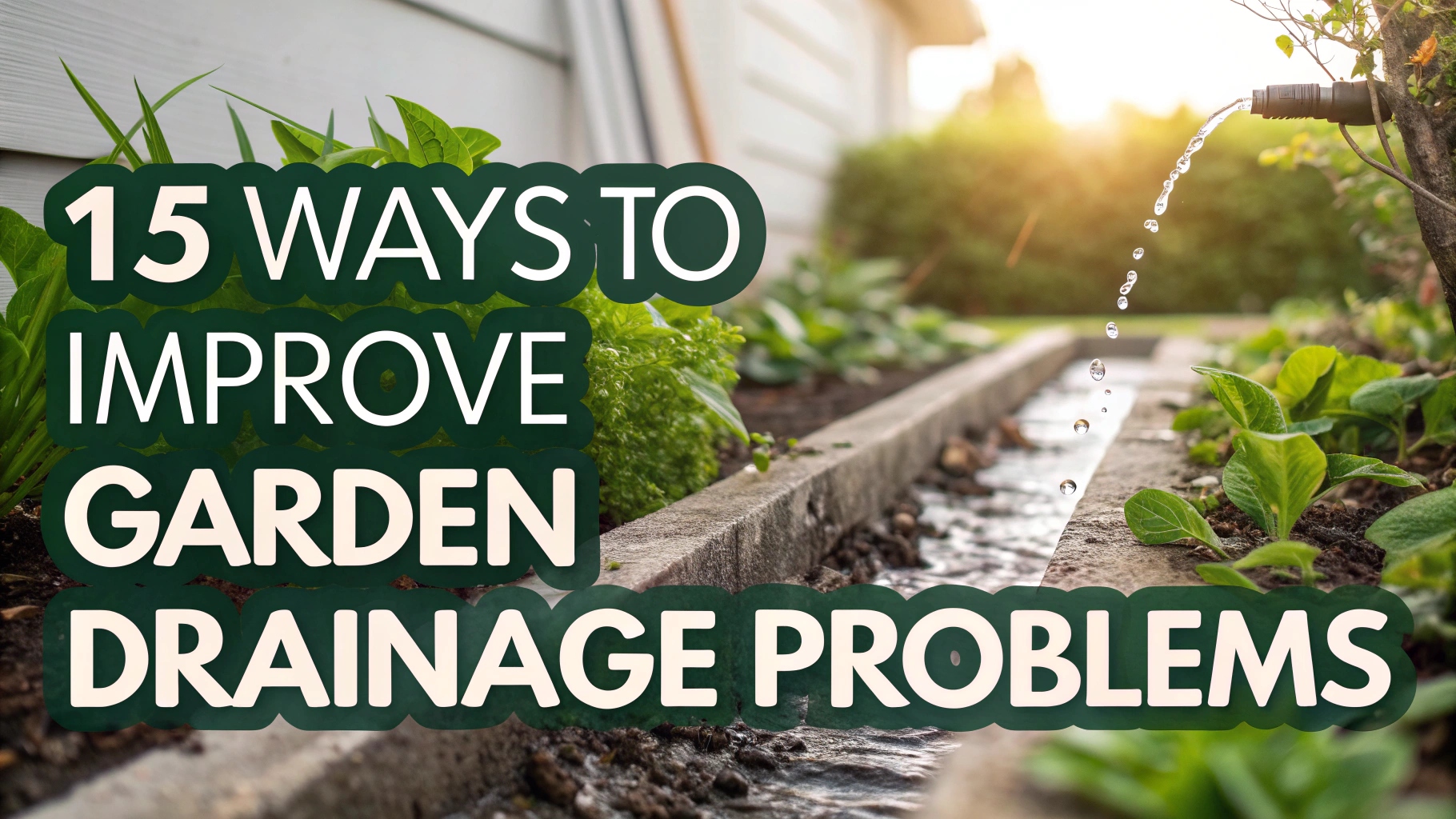 15 Ways to Improve Garden Drainage Problems