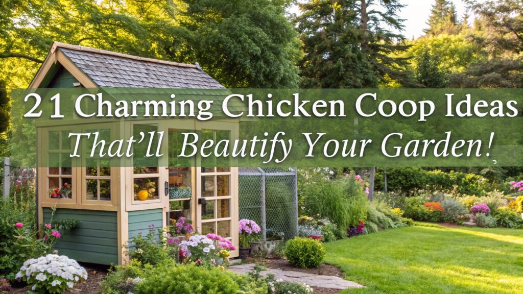 21 Charming Chicken Coop Ideas That'll Beautify Your Garden!