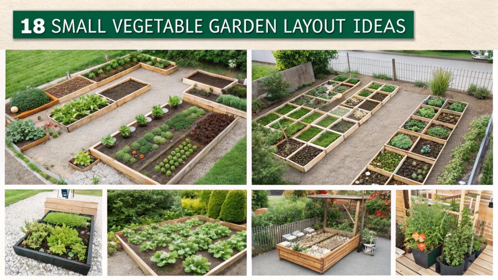 18 Small Vegetable Garden Layout Ideas