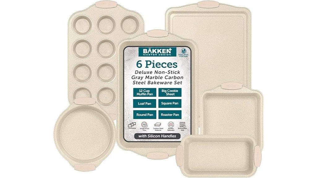 deluxe nonstick baking pan set