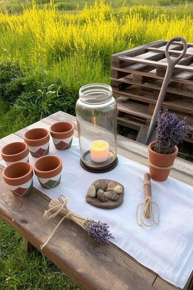diy garden recycled decor