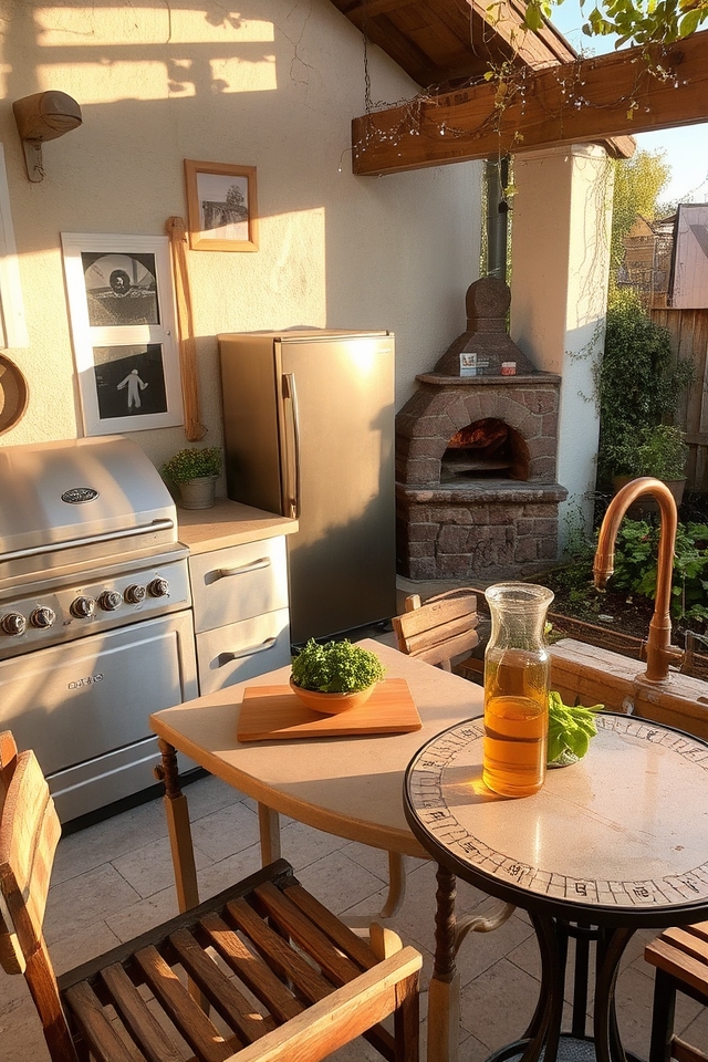 functional outdoor kitchen design