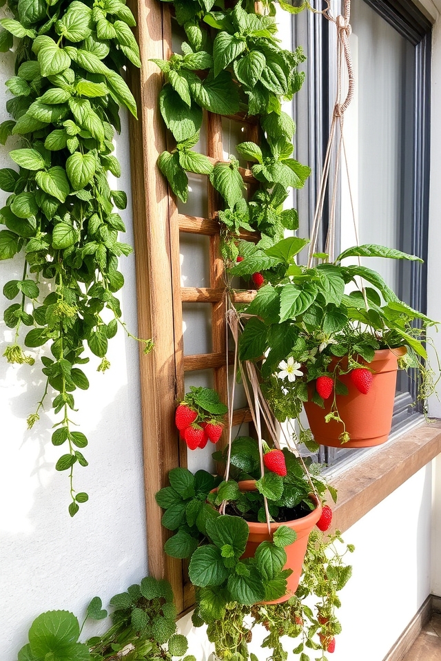 space saving vertical gardening