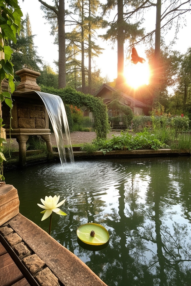 tranquil water features