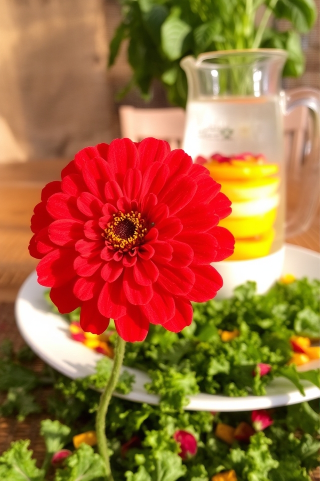 vibrant annual flower blooms