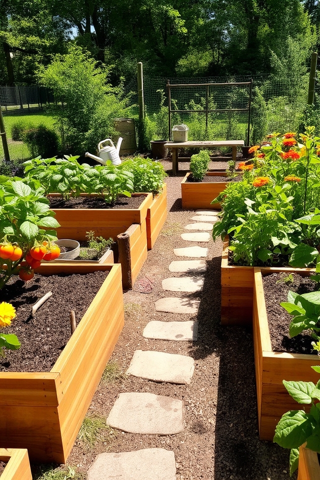 accessible gardening with raised beds