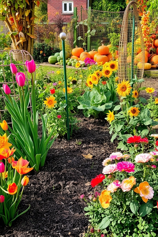 adapt garden for seasons