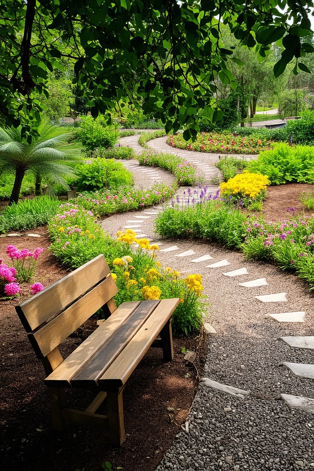 aesthetic walkable garden pathways