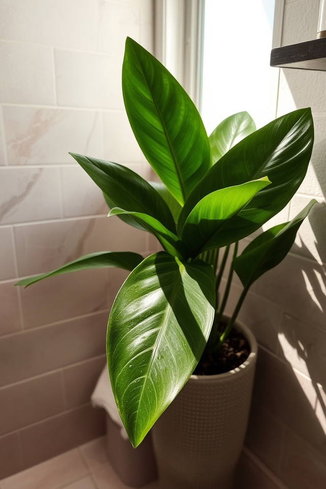 air purifying bathroom focal point