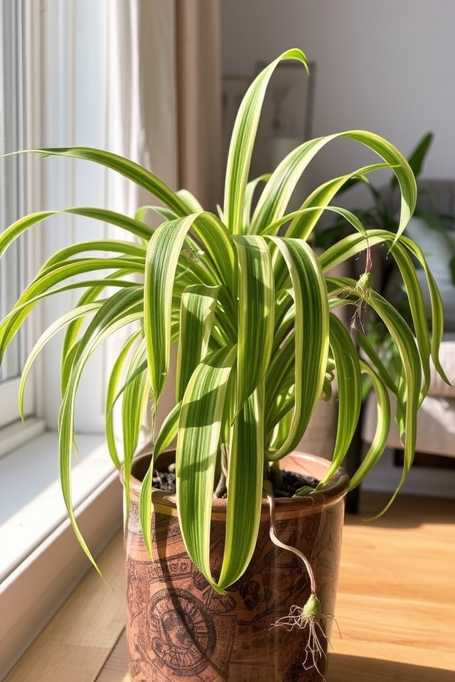 air purifying easy care houseplant