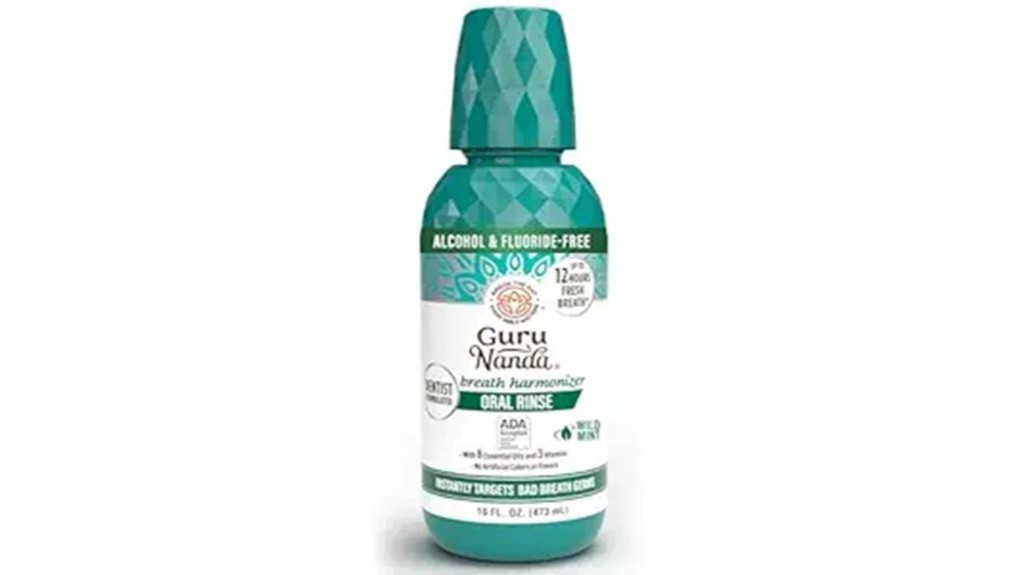 alcohol and fluoride free mouthwash