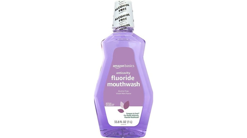 alcohol free fluoride mouthwash