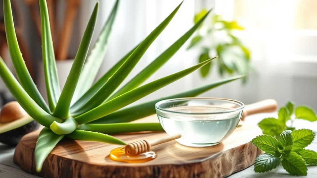 aloe vera low maintenance skin care
