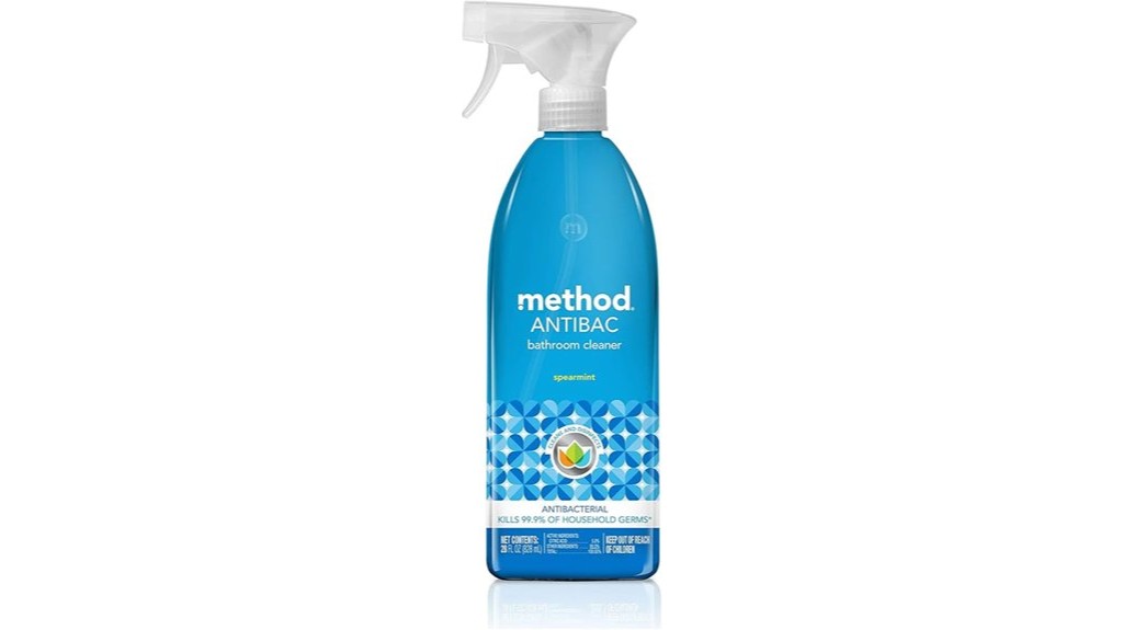 antibacterial spearmint bathroom cleaner