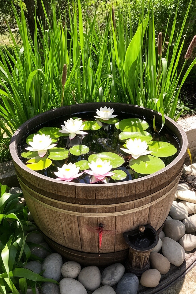 aquatic beauty in containers